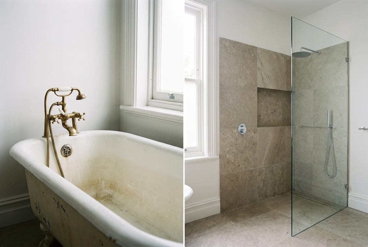 Remplacement baignoire douche