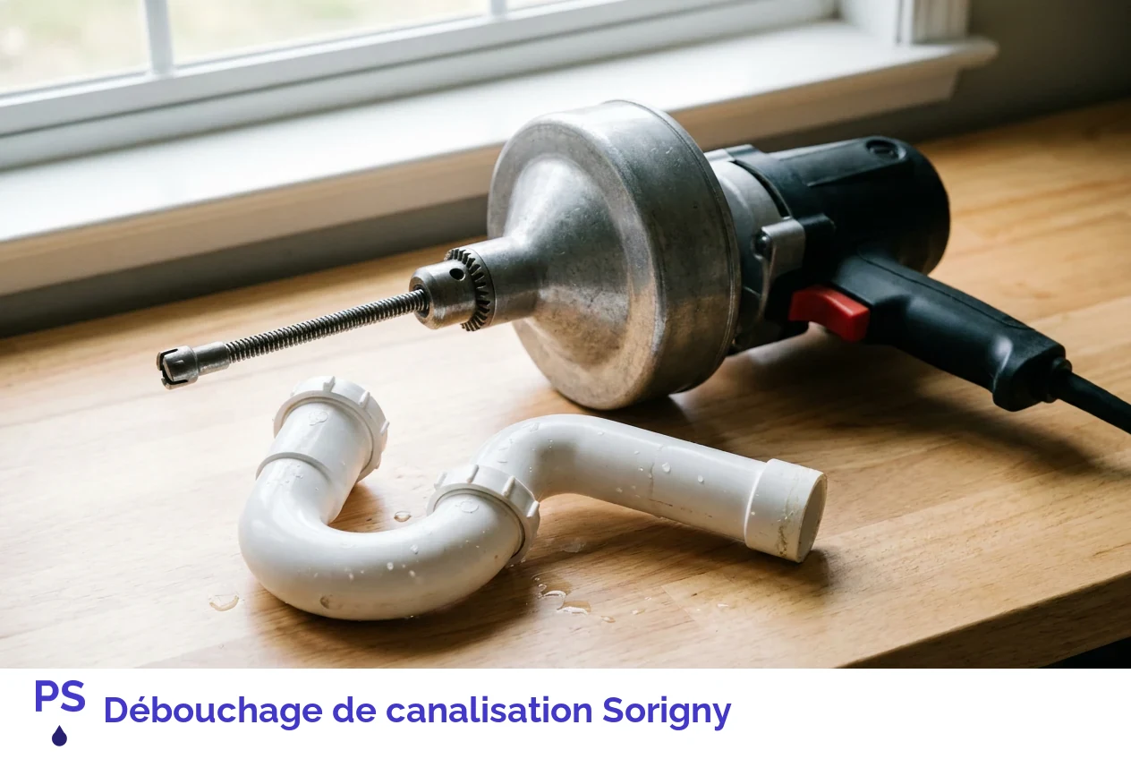 Débouchage de canalisation à Sorigny
