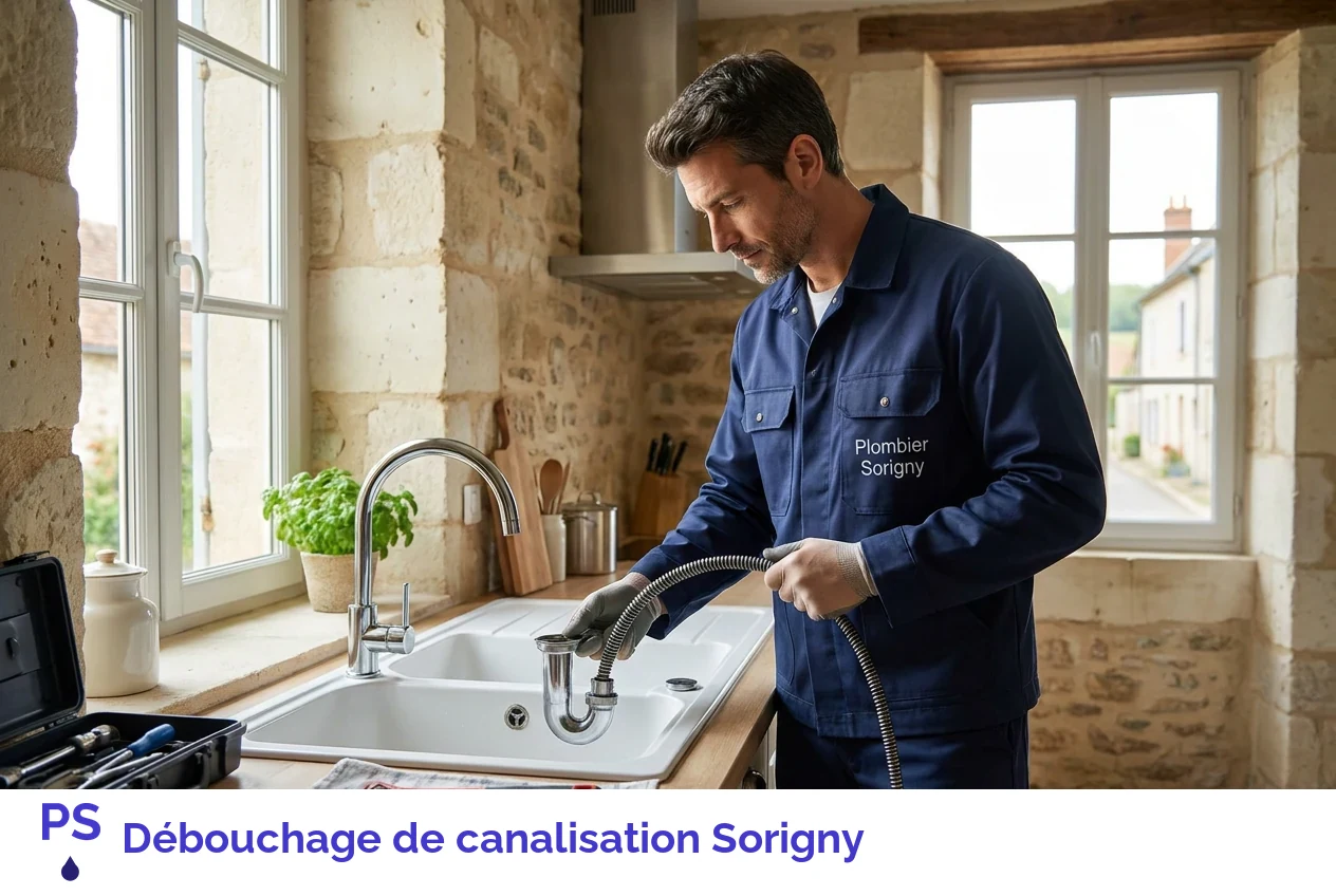 Débouchage de canalisation à Sorigny