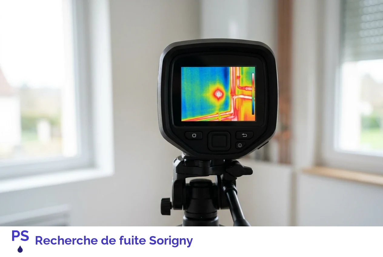 Recherche de fuite à Sorigny