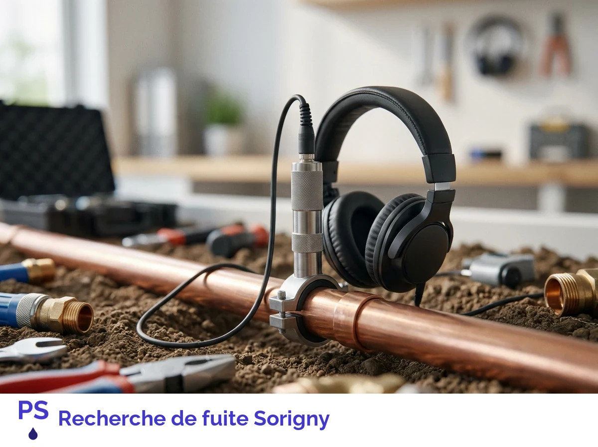Recherche de fuite à Sorigny