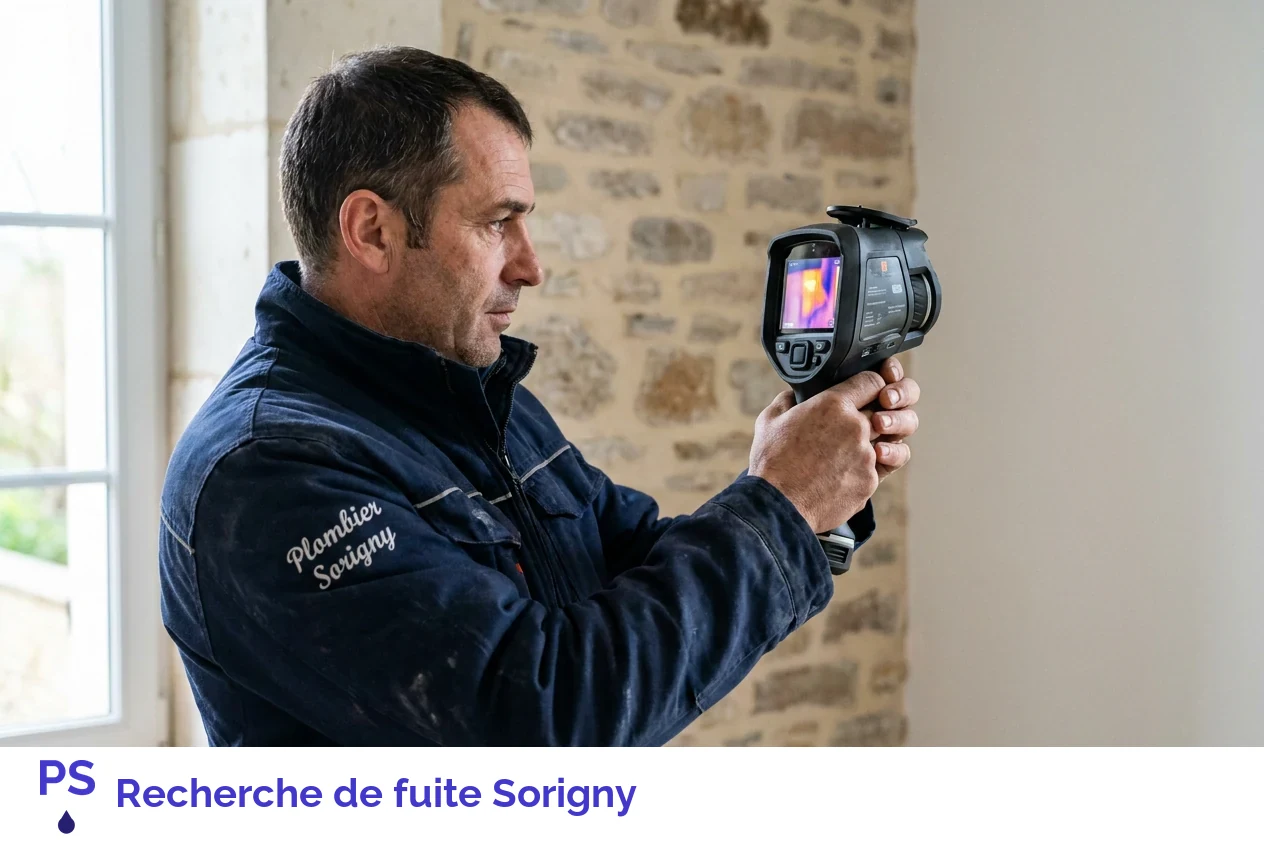 Recherche de fuite à Sorigny