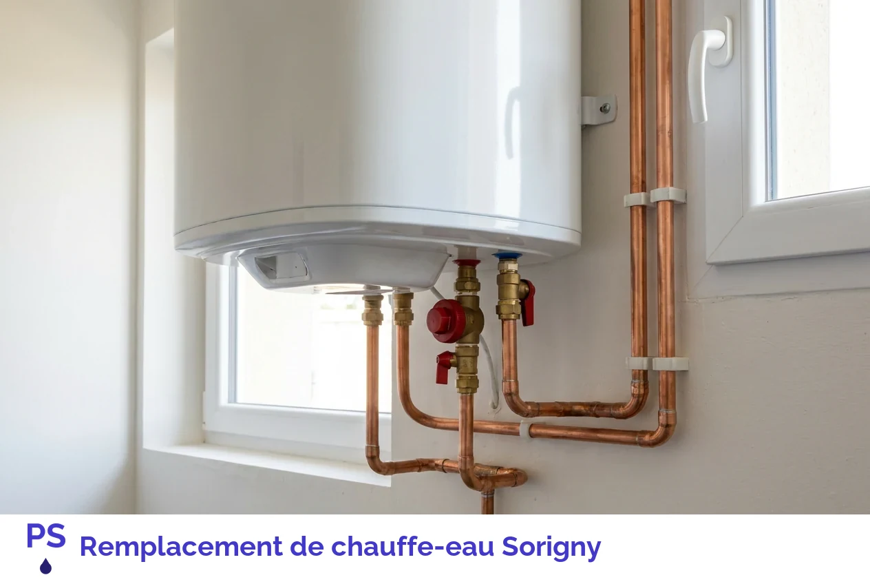 Remplacement de chauffe-eau à Sorigny