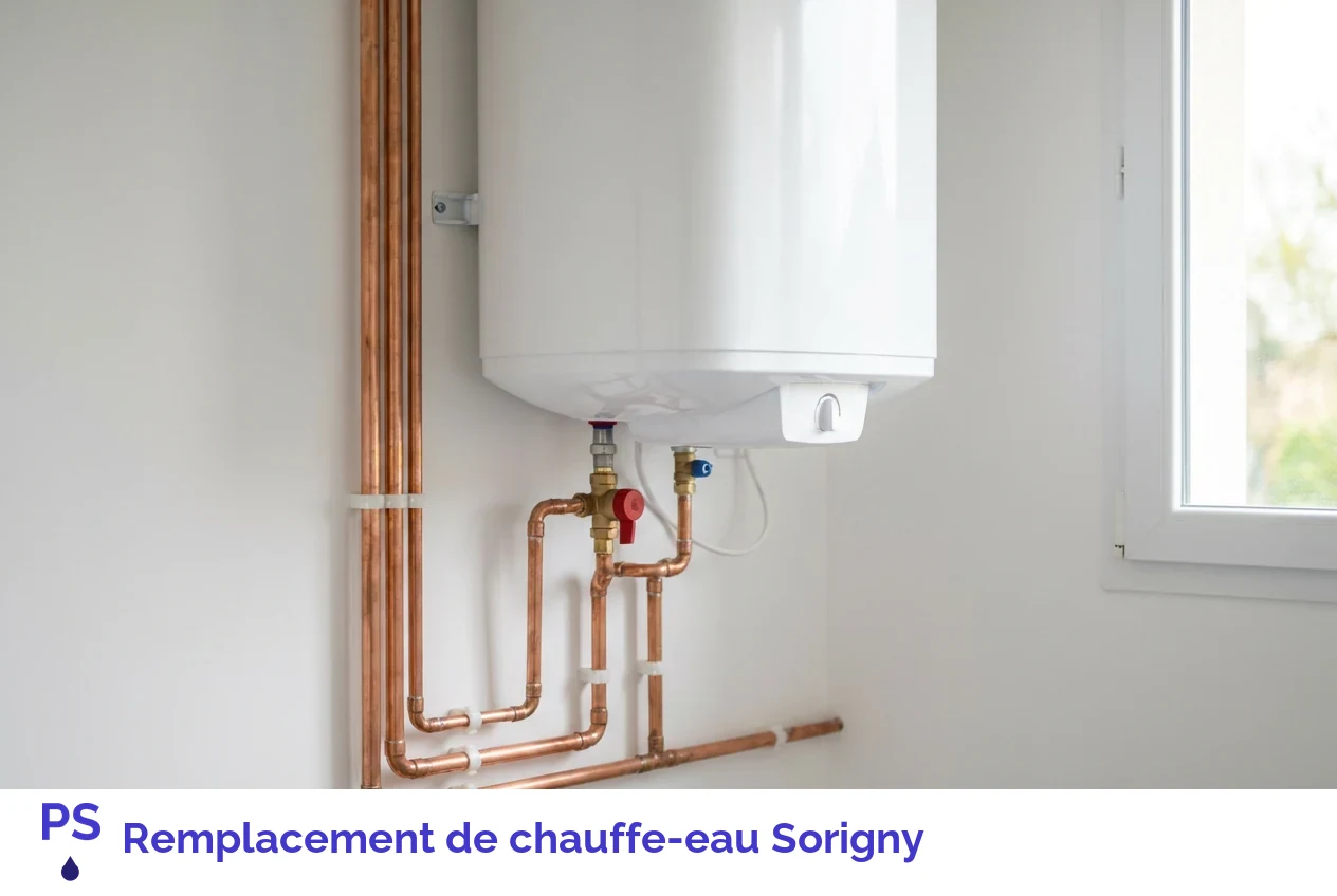 Remplacement de chauffe-eau à Sorigny