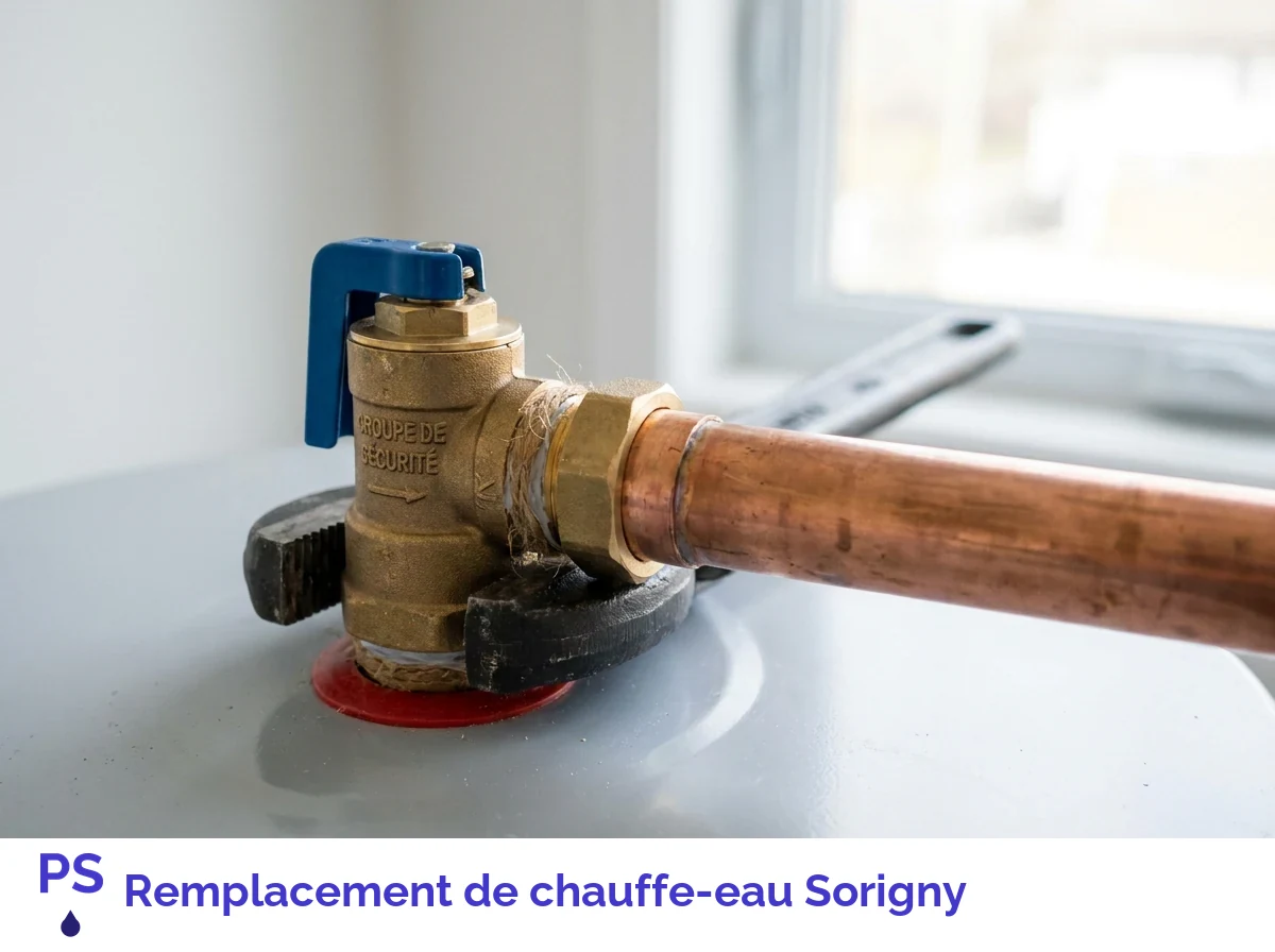 Remplacement de chauffe-eau à Sorigny