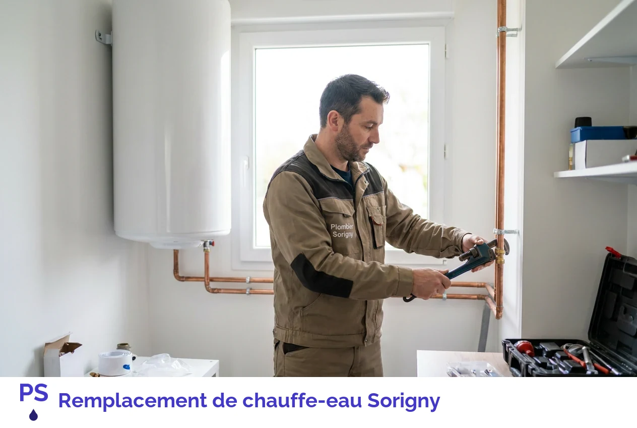 Remplacement de chauffe-eau à Sorigny