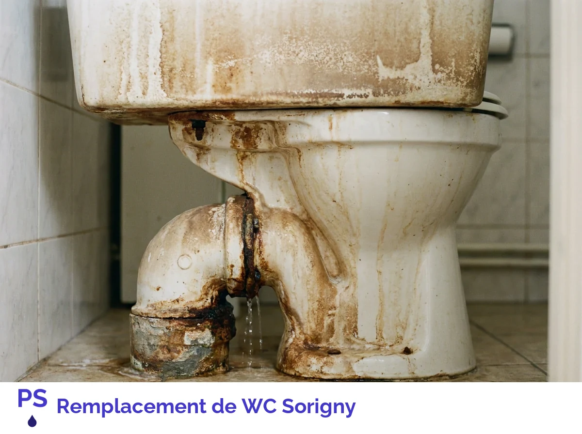 Remplacement de WC à Sorigny